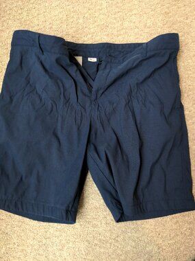 Outlier Shorts Mens 38 L Navy F.Cloth Two Way Stretch Performance Casual Chinos